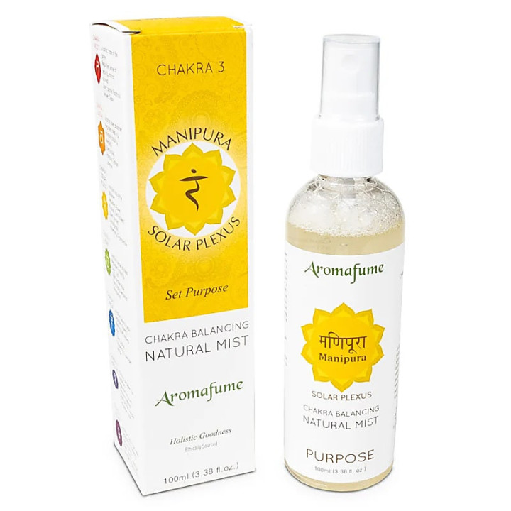 Désodorisant Spray Manipura 3ème chakra Aromafume | Pieralune