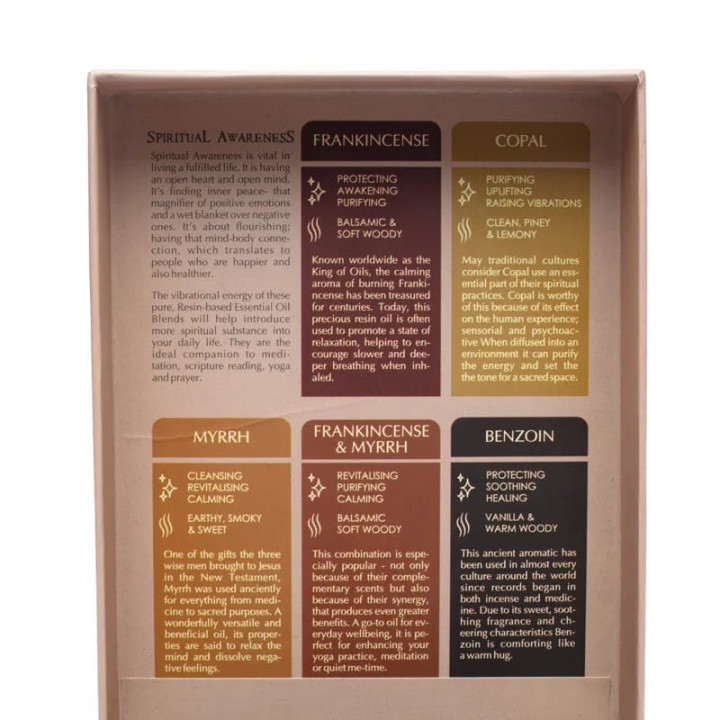 SET de 5 mélanges d'huiles essentielles en résine Aroma... | Pieralune