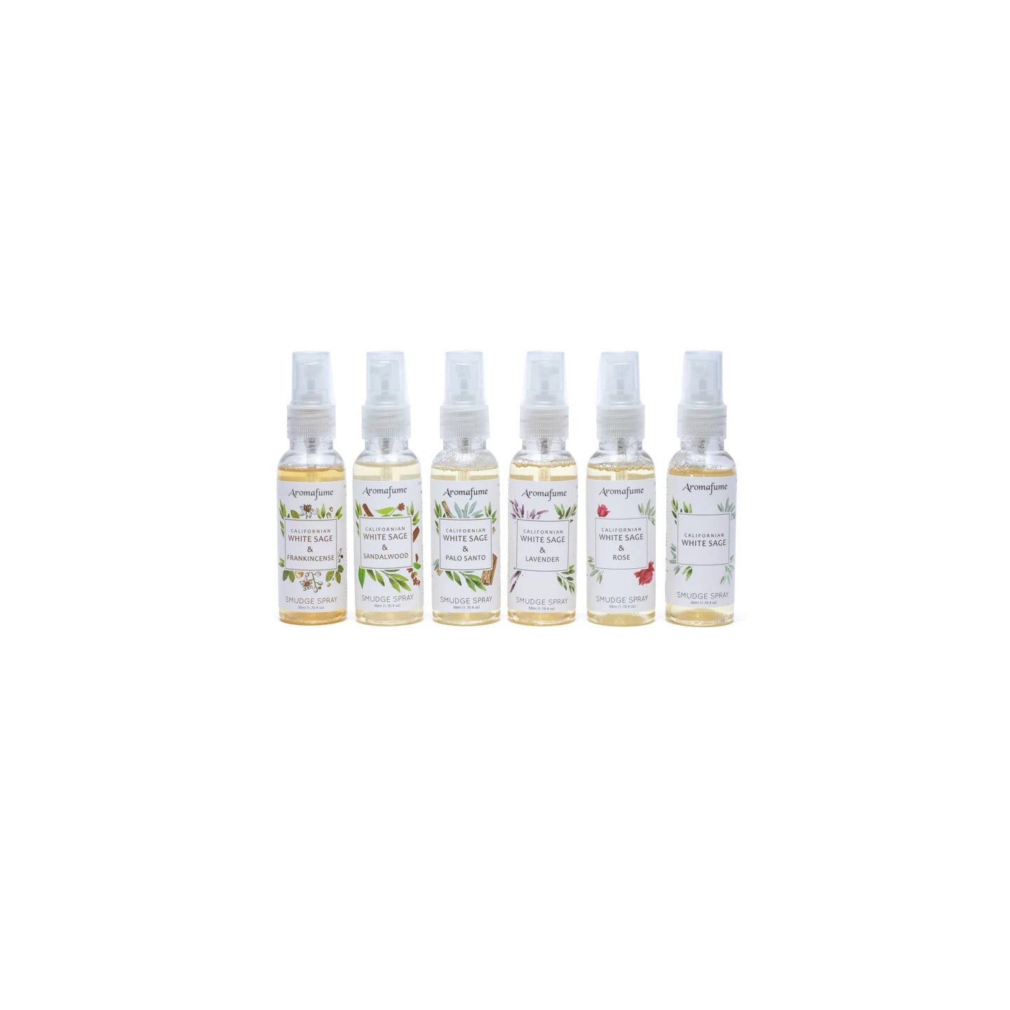 Set de 6 sprays de Sauge blanche Aromafume | Pieralune