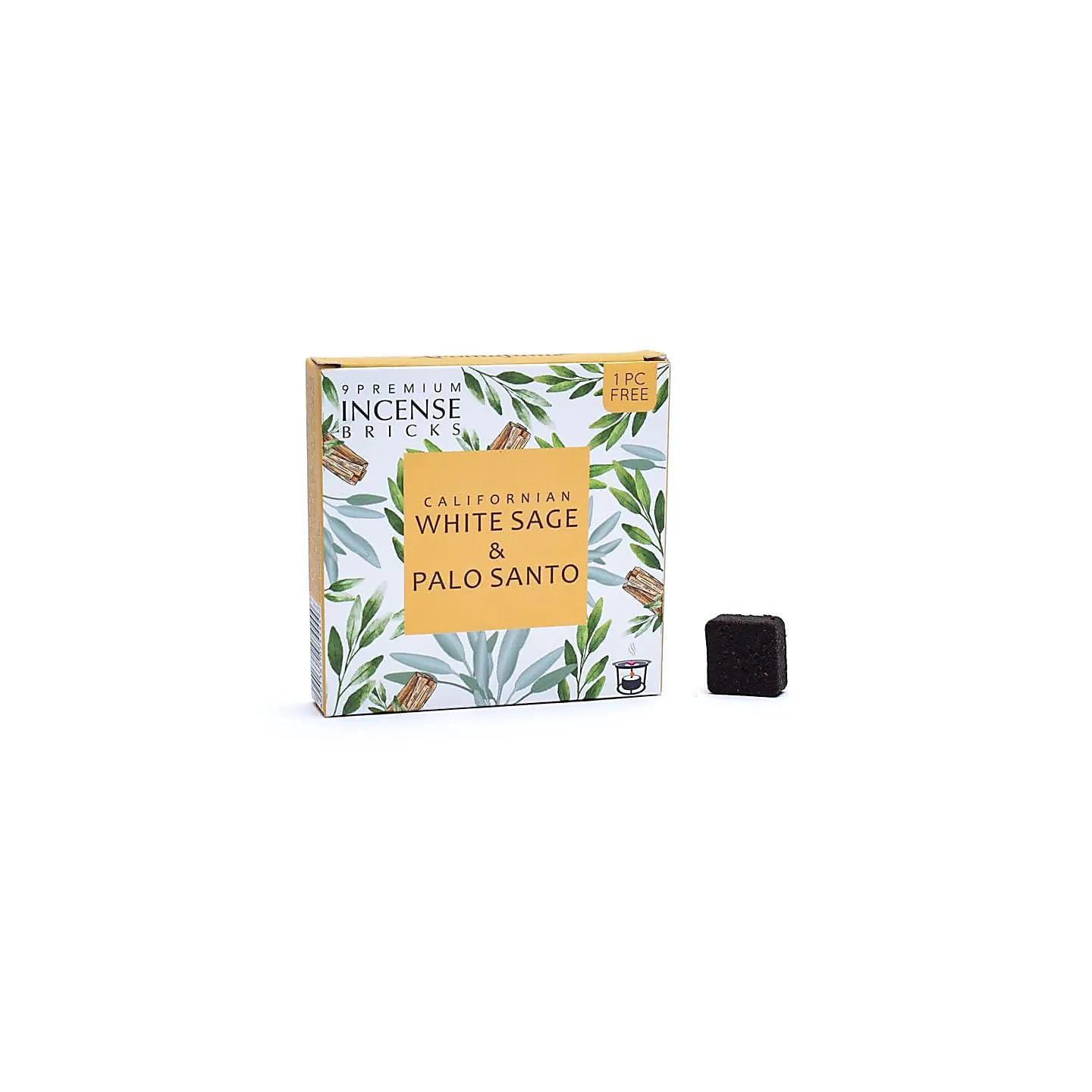 Aromafume briques d'encens Sauge blanche & Palo Santo | Pieralune