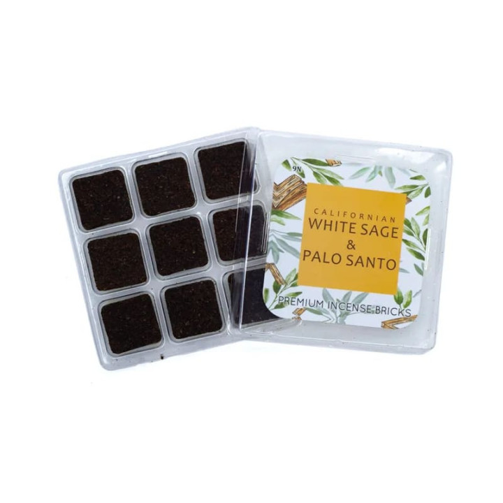 Aromafume briques d'encens Sauge blanche & Palo Santo | Pieralune
