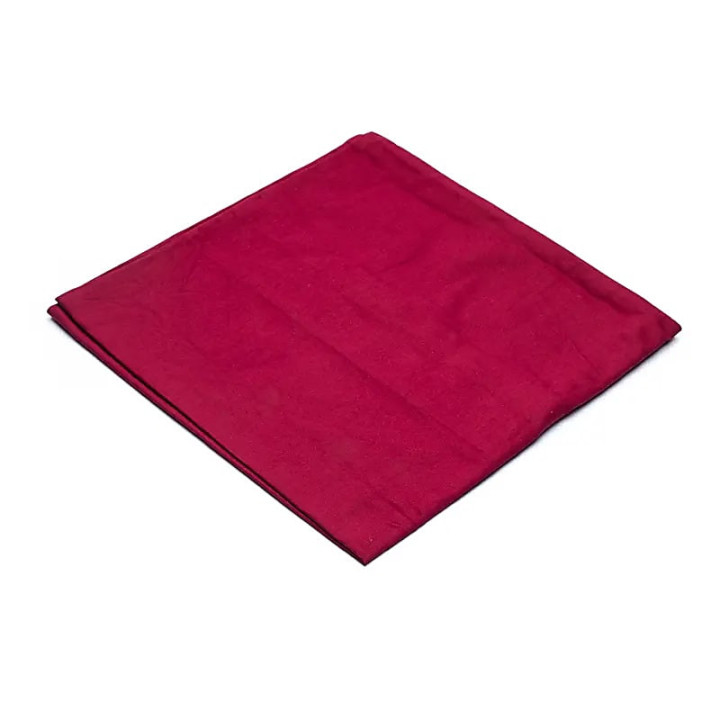 Housse de tapis de méditation en coton bio Bordeaux (GOTS) | Pieralune