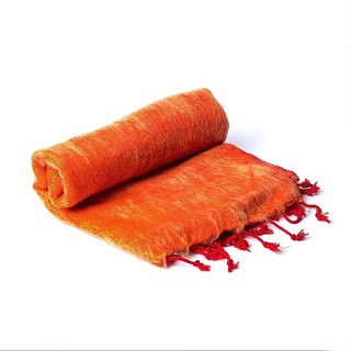 Châle de méditation orange/rouge | Pieralune