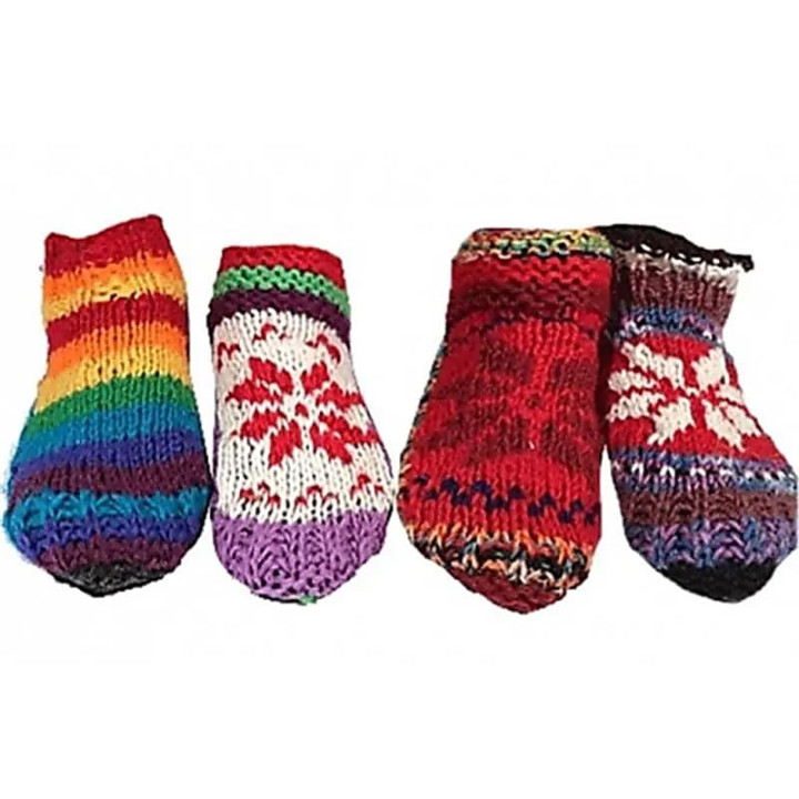 Chaussons chaussettes laine mesure S | Pieralune