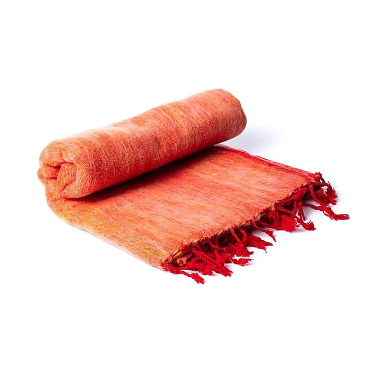 Châle de méditation orange | Pieralune