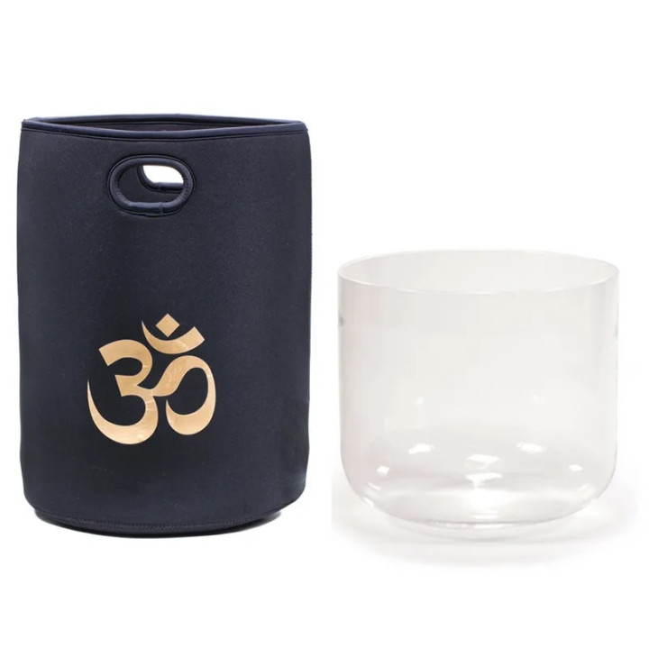 Sac om pour bols chantants en cristal et en métal | Pieralune