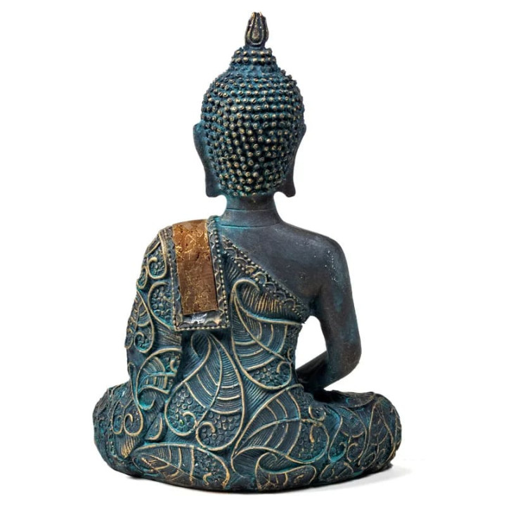Bouddha en méditation finitions antiques | Pieralune