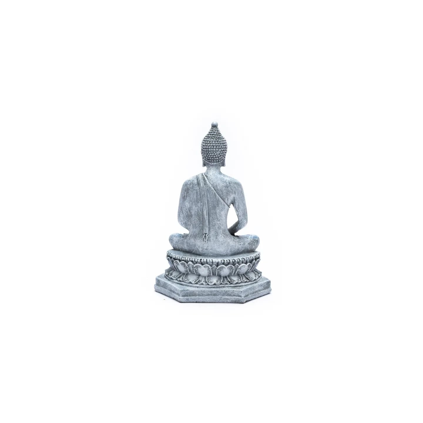 Bouddha méditant Thaïlande gris | Pieralune