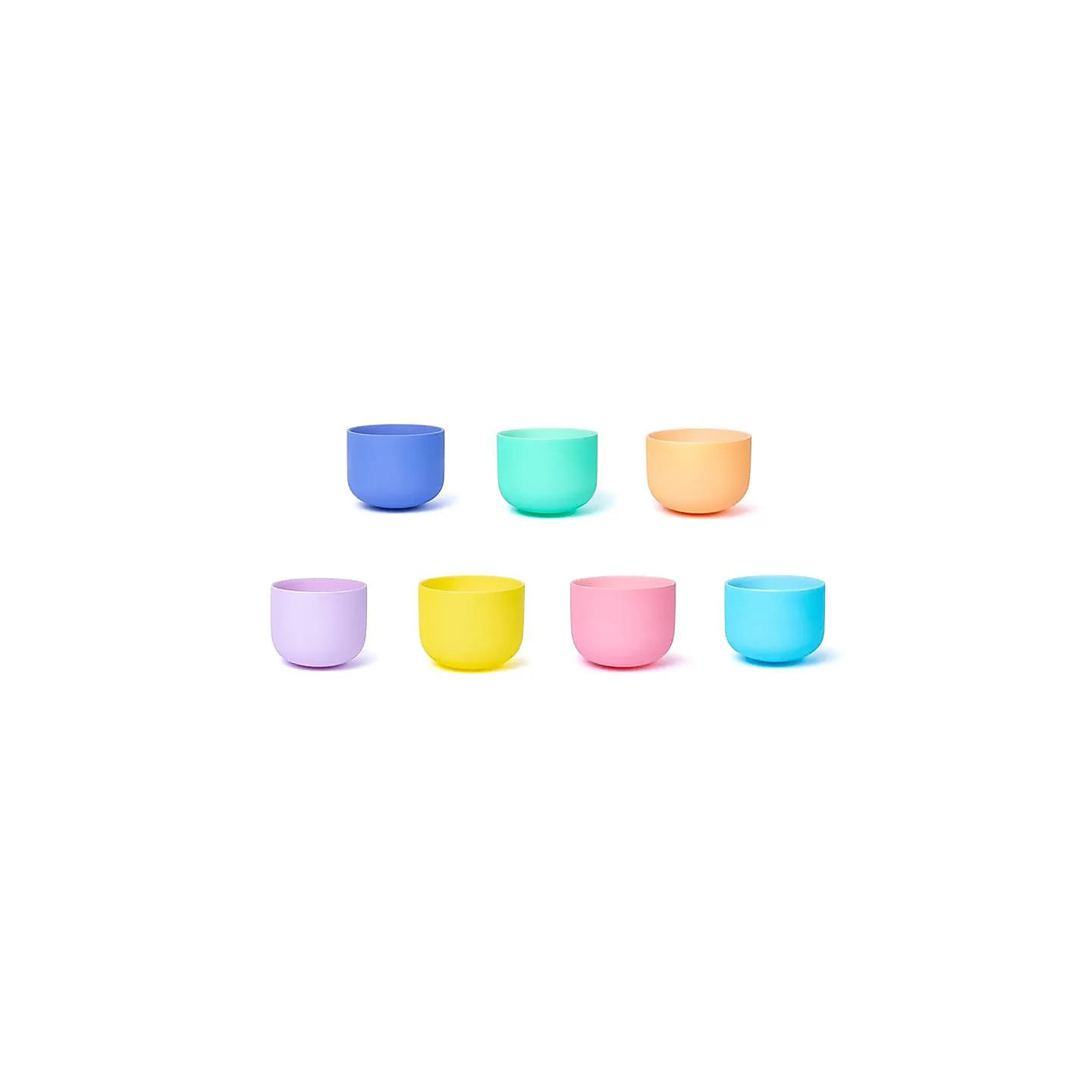 SET 7 Bols chantants en cristal Macaron design 432 hz +... | Pieralune