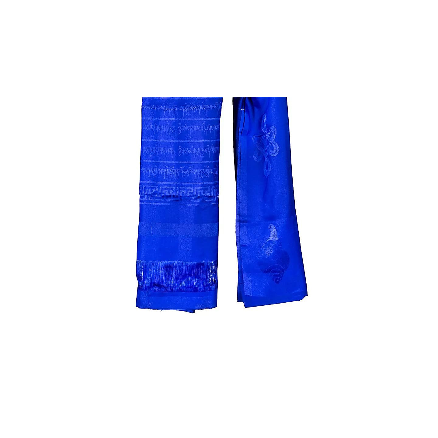 Kathag écharpe tibétaine de luxe blue XL | Pieralune