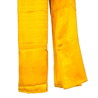 Kathag écharpe tibétaine de luxe jaune XL | Pieralune