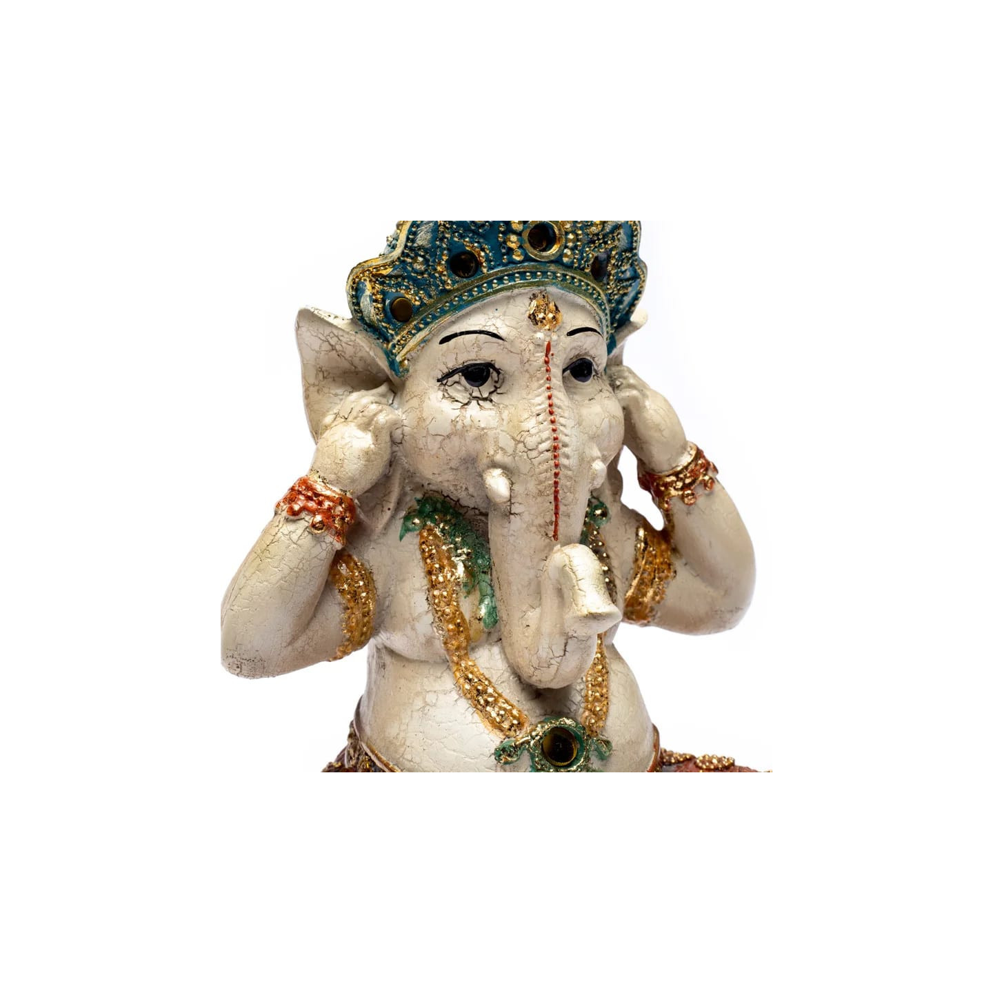 Statue de Ganesh N'écoute aucun mal | Pieralune