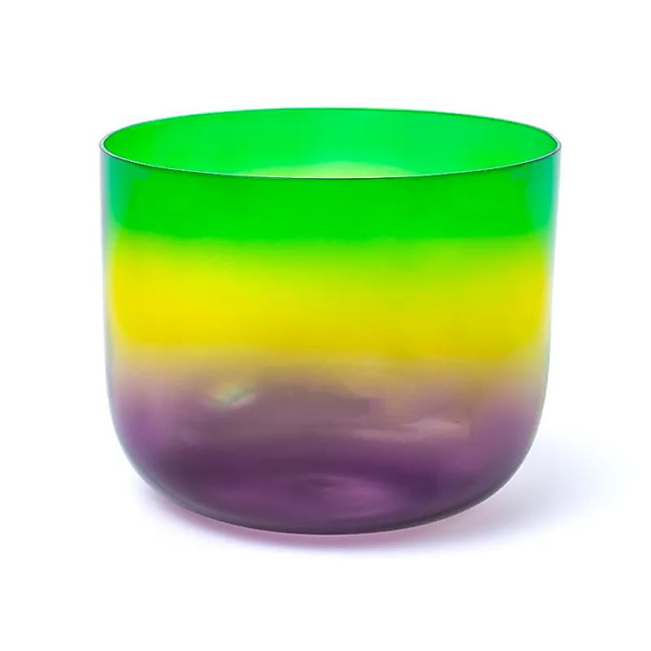 Bol chantant en cristal clair arc-en-ciel note FA 432 h... | Pieralune