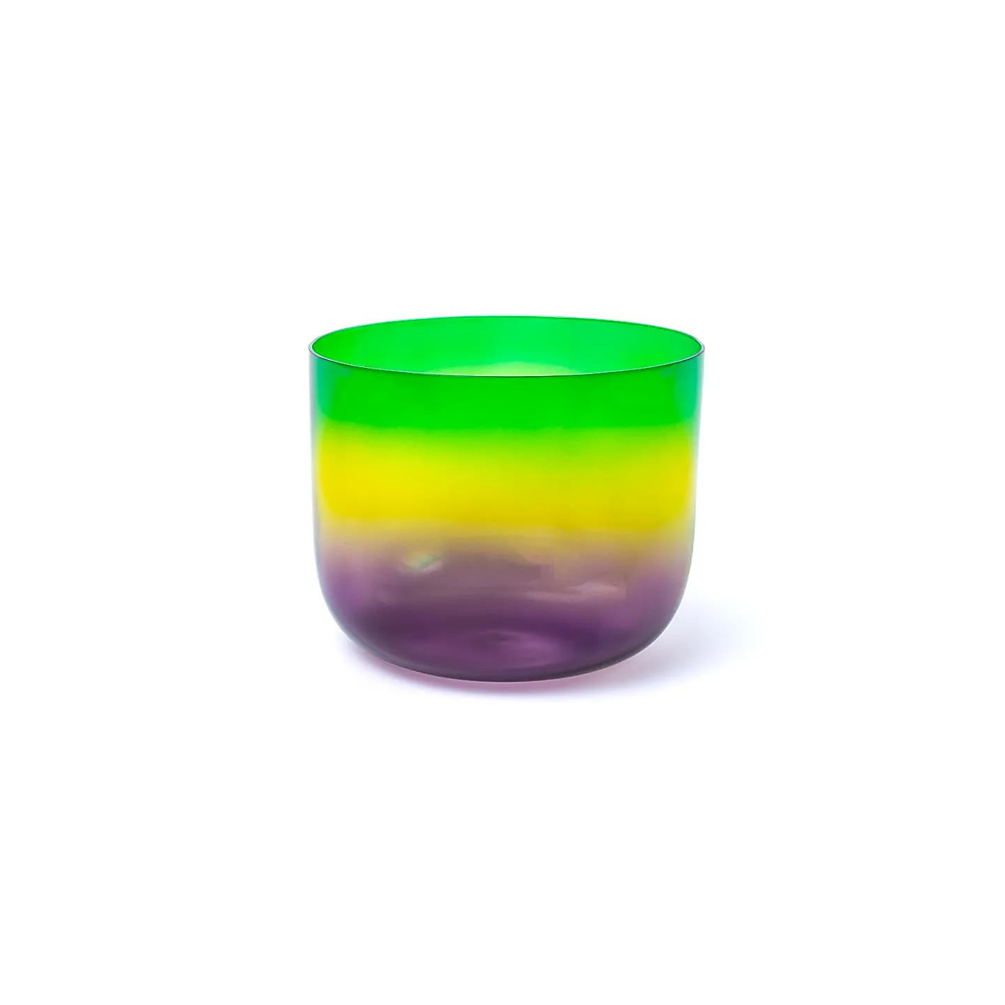 Bol chantant en cristal clair arc-en-ciel note FA 432 h... | Pieralune