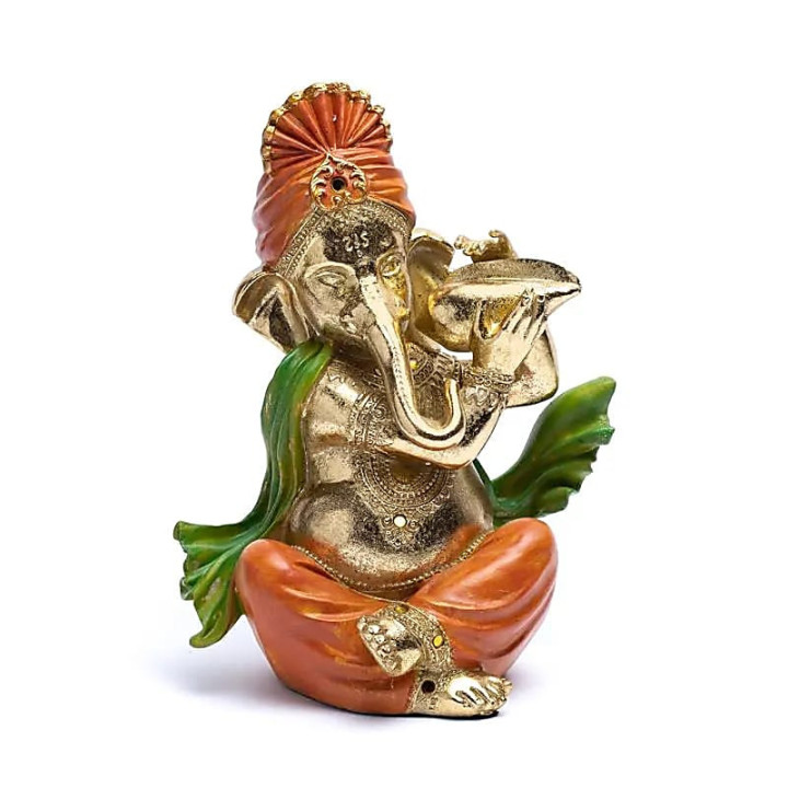 Statue Ganesh avec trompette | Pieralune