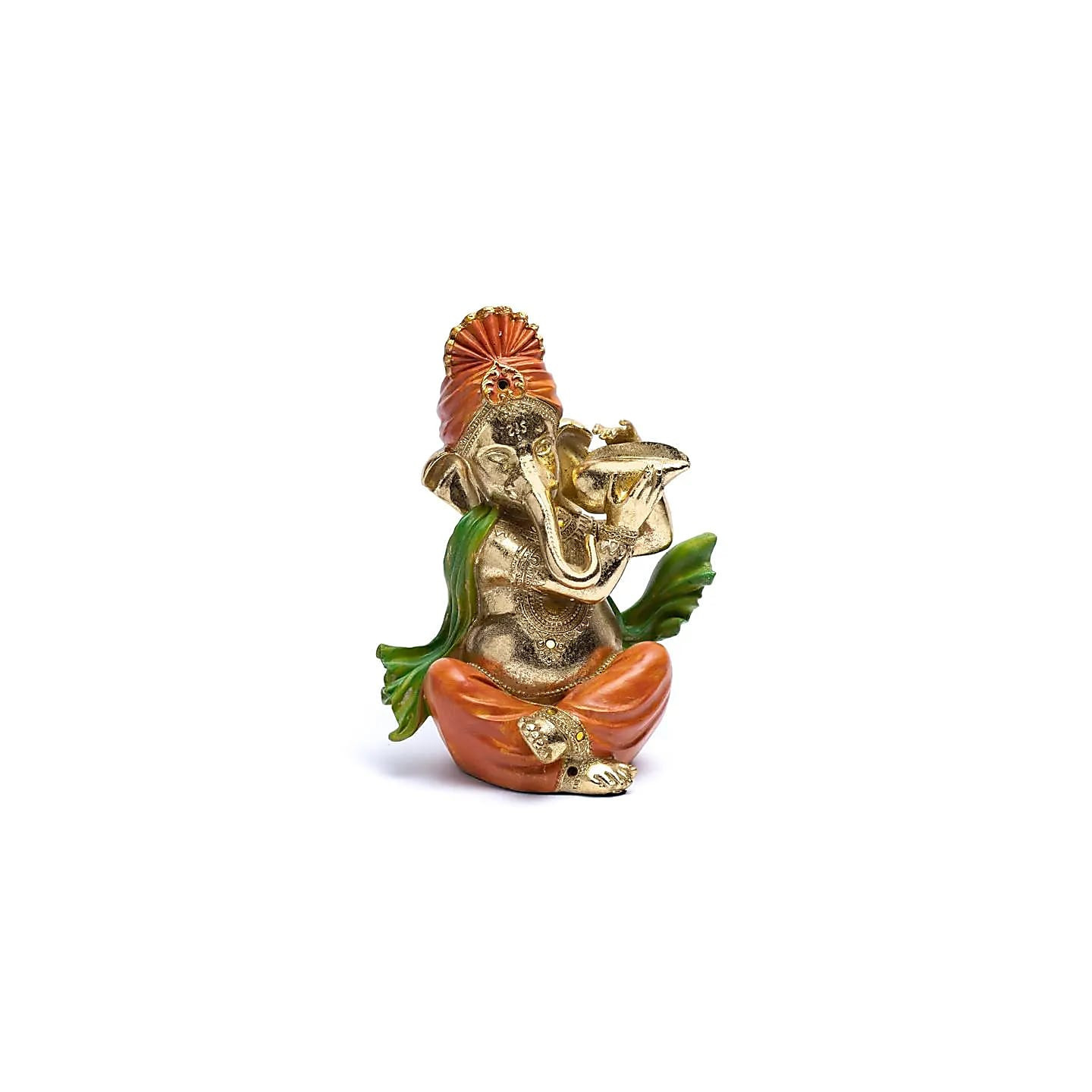 Statue Ganesh avec trompette | Pieralune