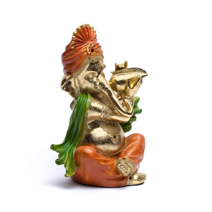 Statue Ganesh avec trompette | Pieralune