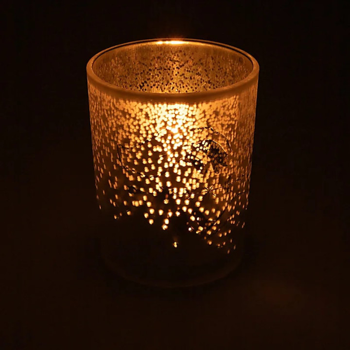 Bougeoir mains spirituelles givrées/métalliques | Pieralune