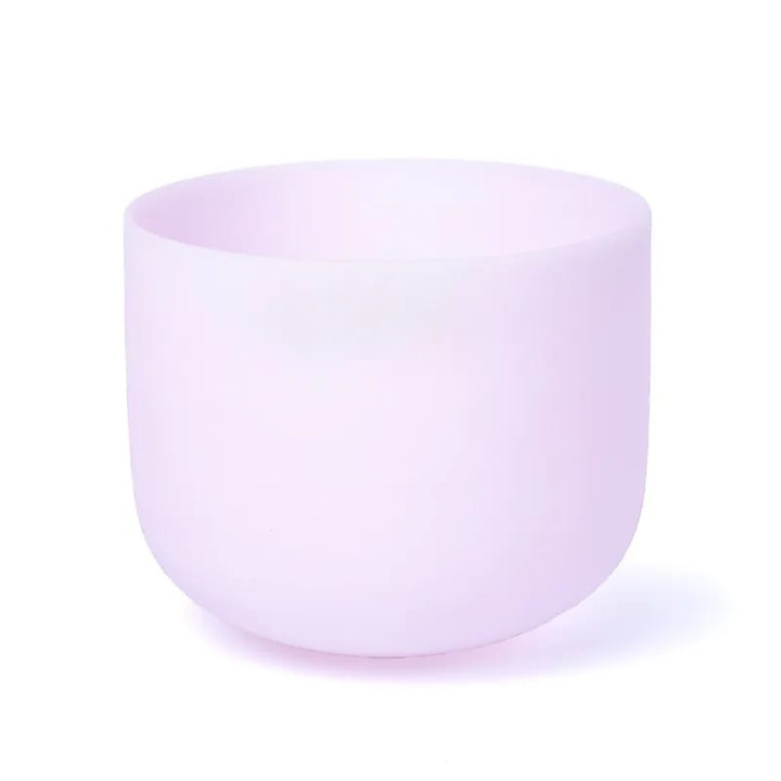 Bol chantant cristal rose F-note 432 Hz + sac | Pieralune