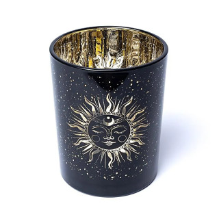 Bougeoir lune et soleil endormis | Pieralune