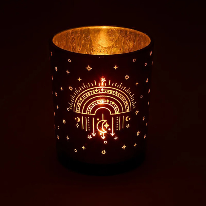 Photophore métallique Arc-en-ciel | Pieralune