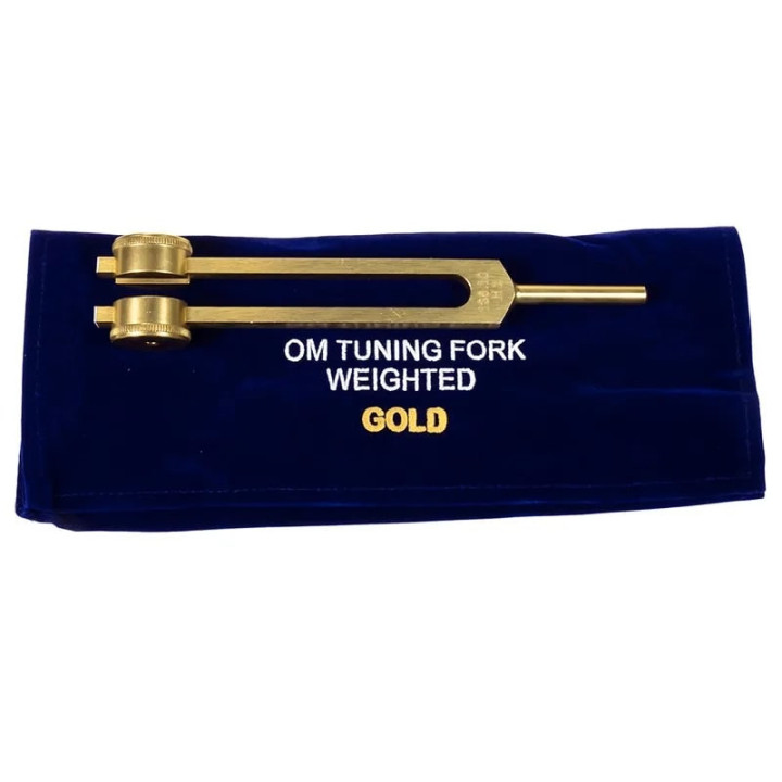 Diapason medium Om 136.10 Hz couleur or | Pieralune