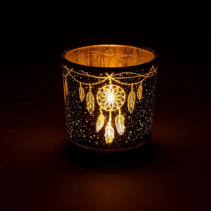 Photophore métallique Attrape-rêves | Pieralune