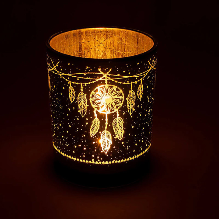 Photophore métallique Attrape-rêves | Pieralune