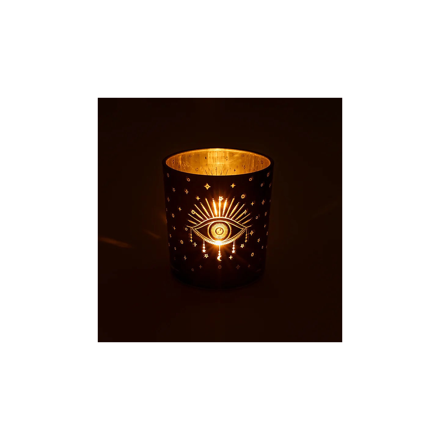 Photophore métallique Œil de la Providence | Pieralune