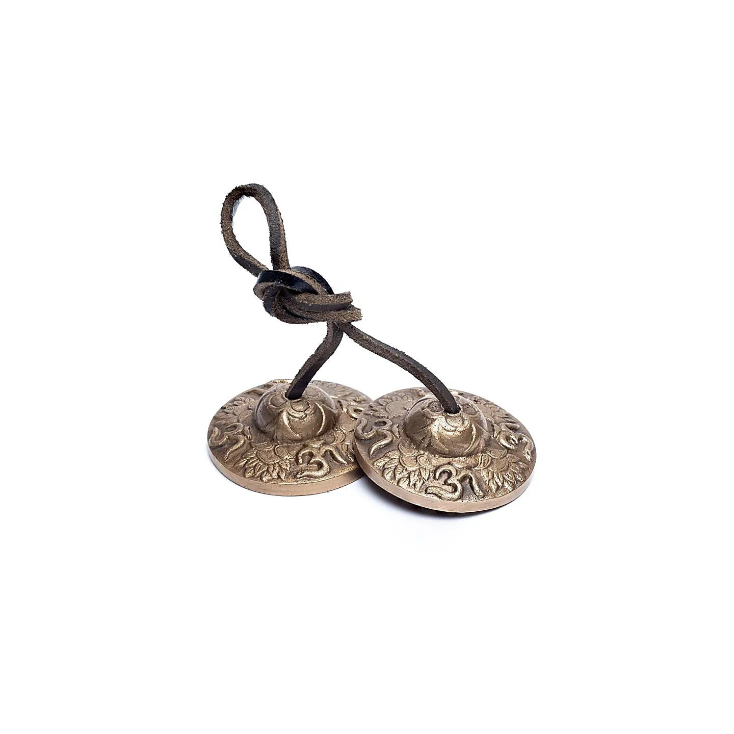 Tingshas Hindou Om avec lotus | Pieralune