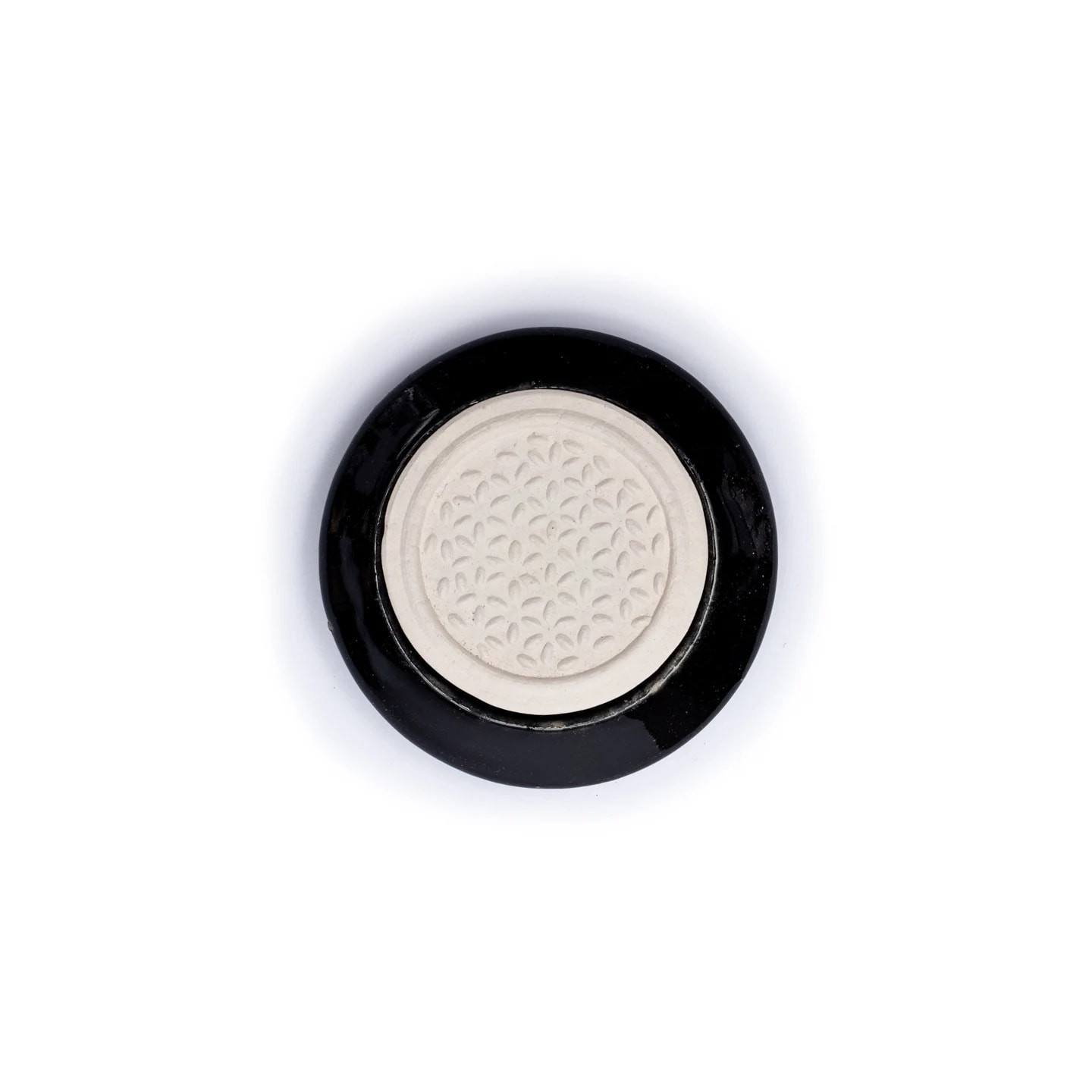 Diffuseur en pierre aromatique Fleur de vie noire | Pieralune