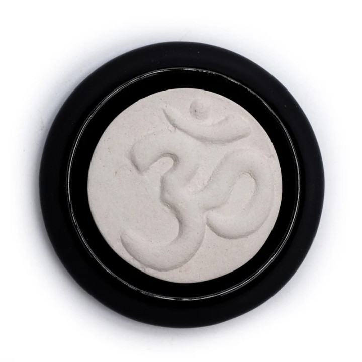Diffuseur en pierre aromatique Om noire | Pieralune