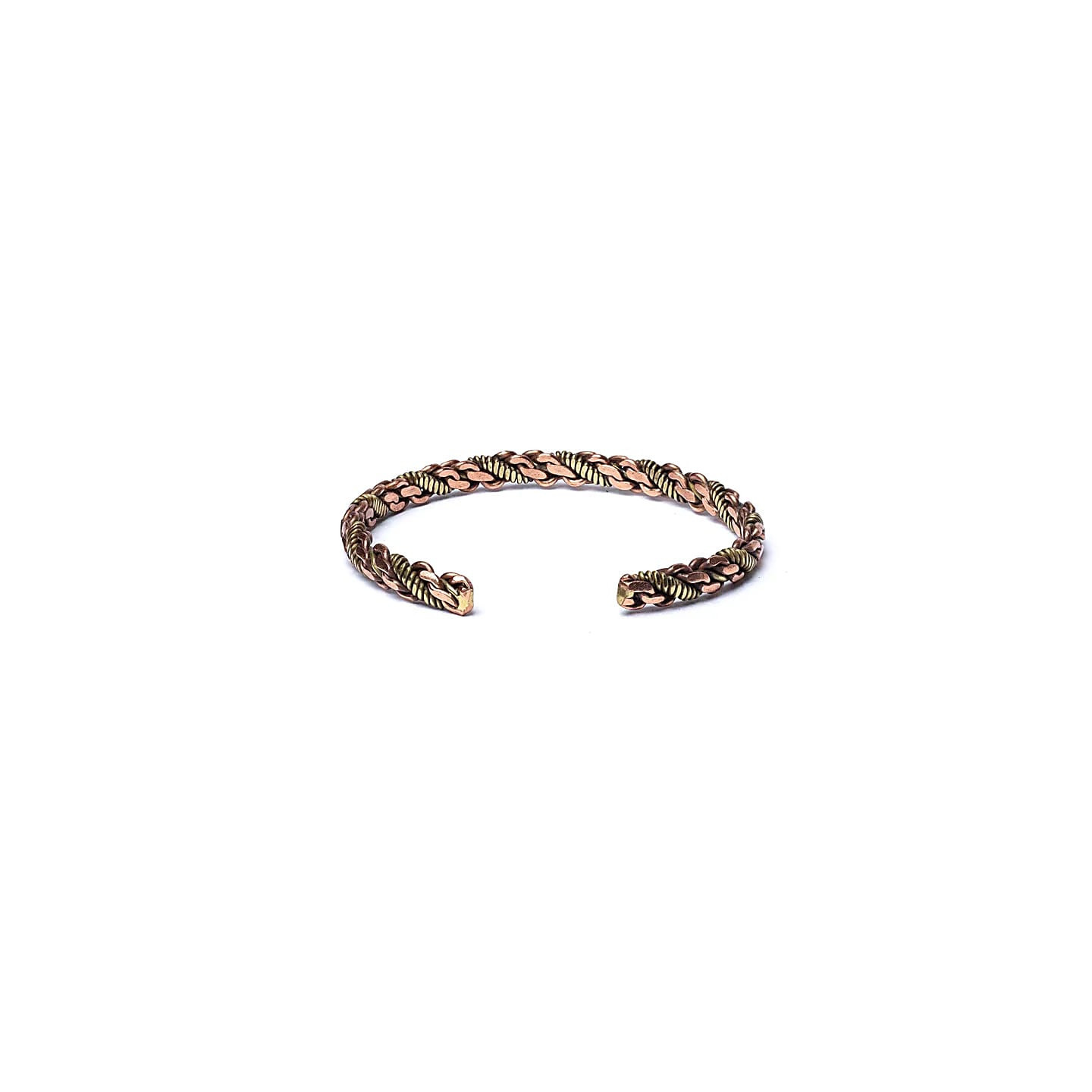 Bracelet torsadé couleur bronze/or - triple torsade | Pieralune