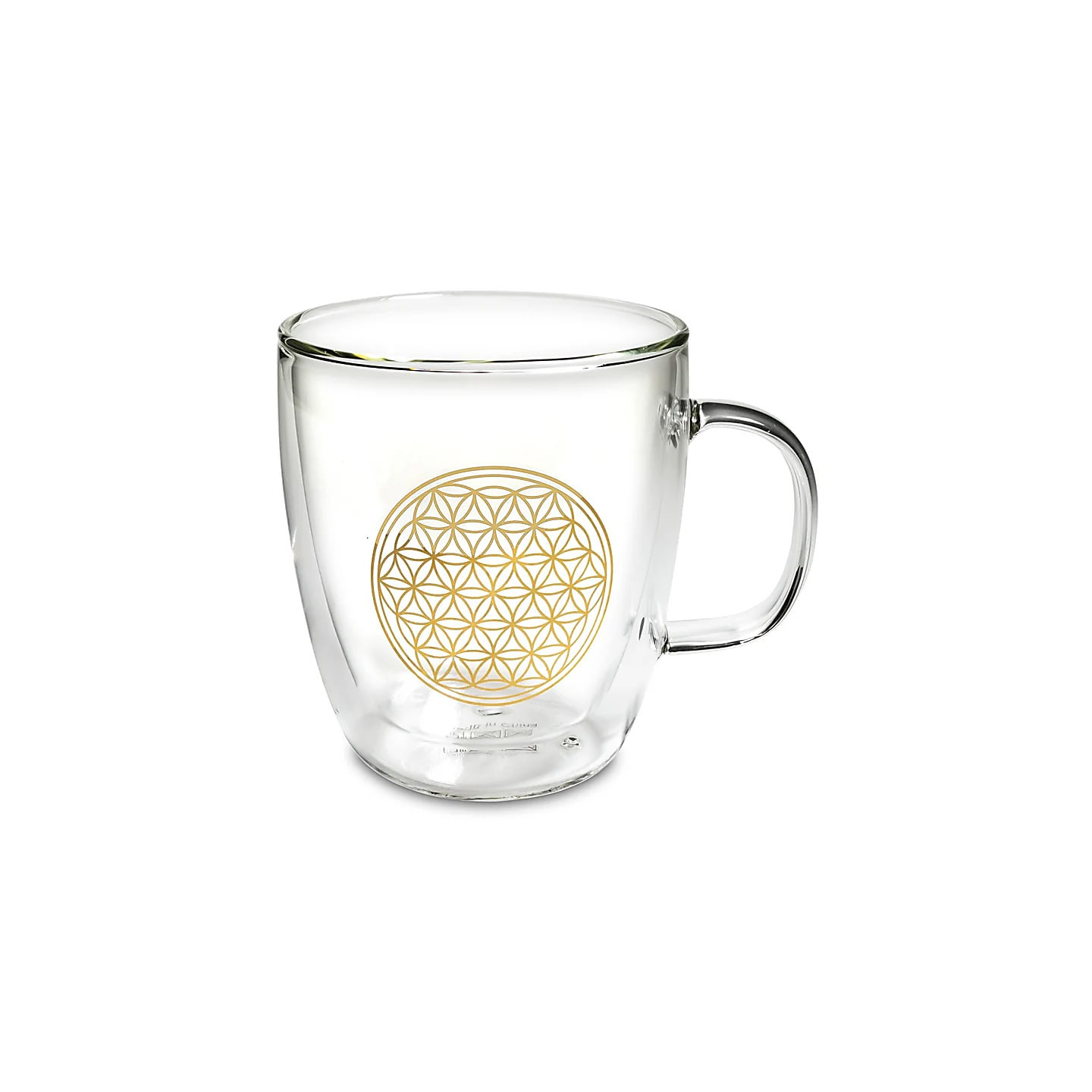 Verre à thé double paroi Fleur de Vie | Pieralune