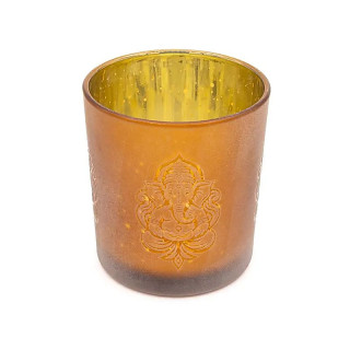 Photophore givré/métallique Ganesha | Pieralune