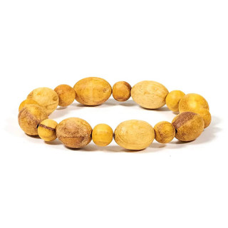 Bracelet Palo Santo élastique rondes et ovales | Pieralune
