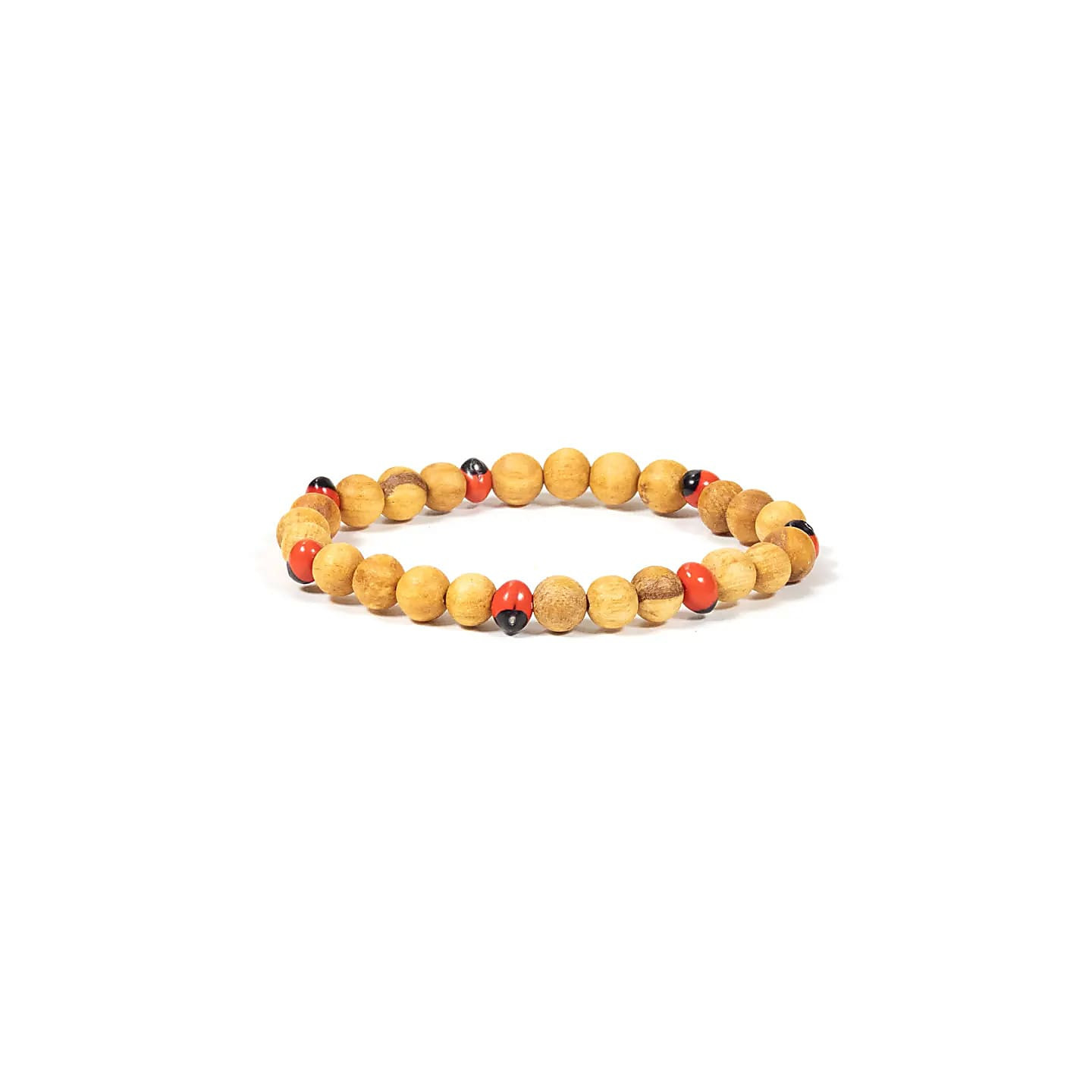Bracelet Palo Santo avec perles Huayruro | Pieralune