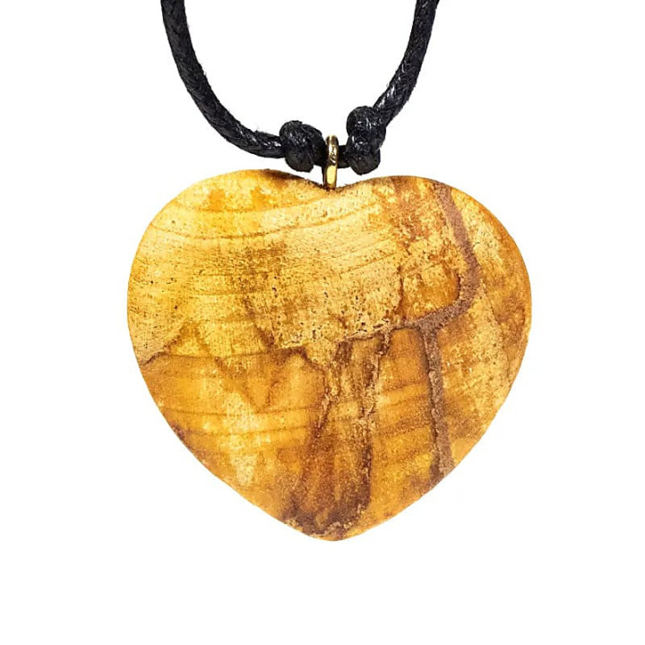 Collier coeur Palo Santo | Pieralune