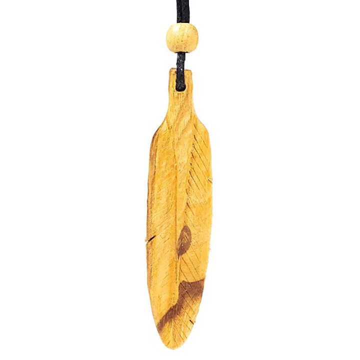 Collier de plumes Palo Santo grand | Pieralune