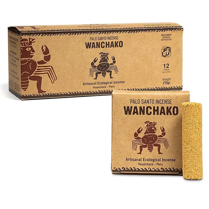 Encens Palo Santo Wanchako pack de 12 bâtons | Pieralune