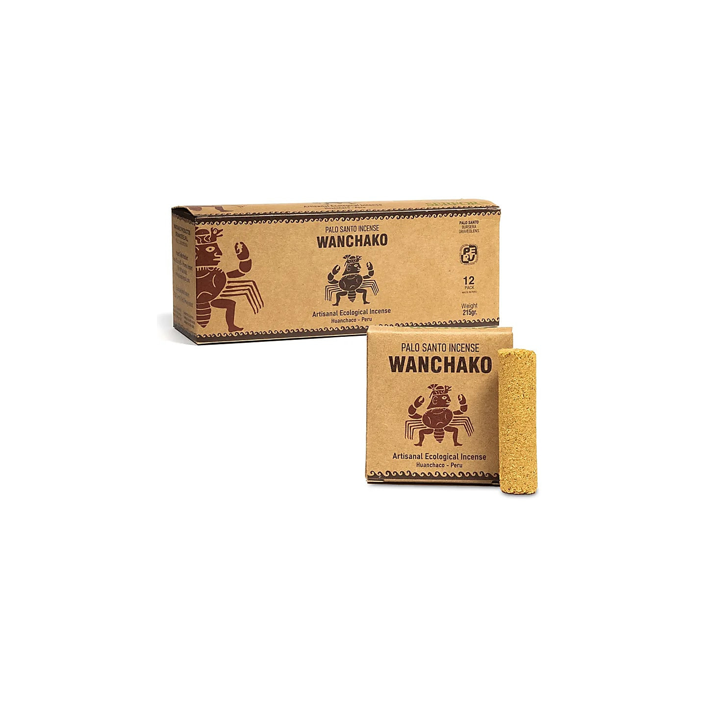 Encens Palo Santo Wanchako pack de 12 bâtons | Pieralune