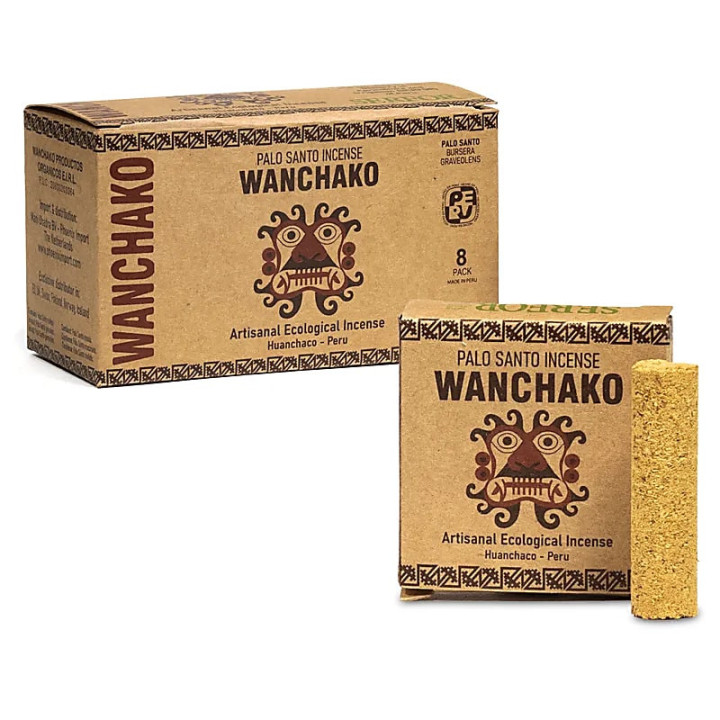 Encens Palo Santo Wanchako lot de 8 bâtons | Pieralune