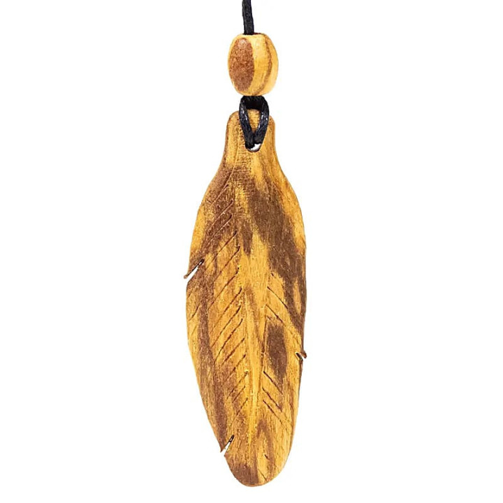 Collier de plumes Palo Santo petit | Pieralune