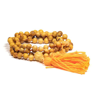 Palo Santo mala avec perle Guru + noeuds | Pieralune