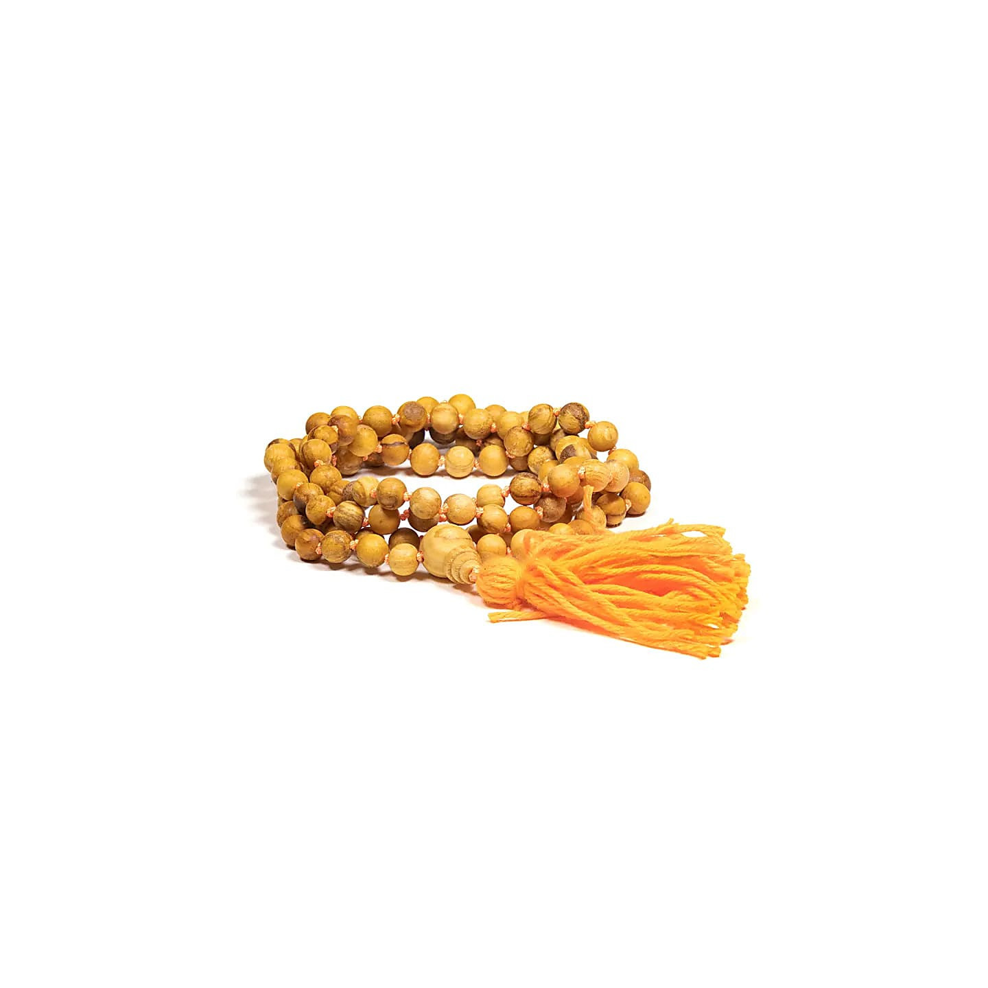 Palo Santo mala avec perle Guru + noeuds | Pieralune