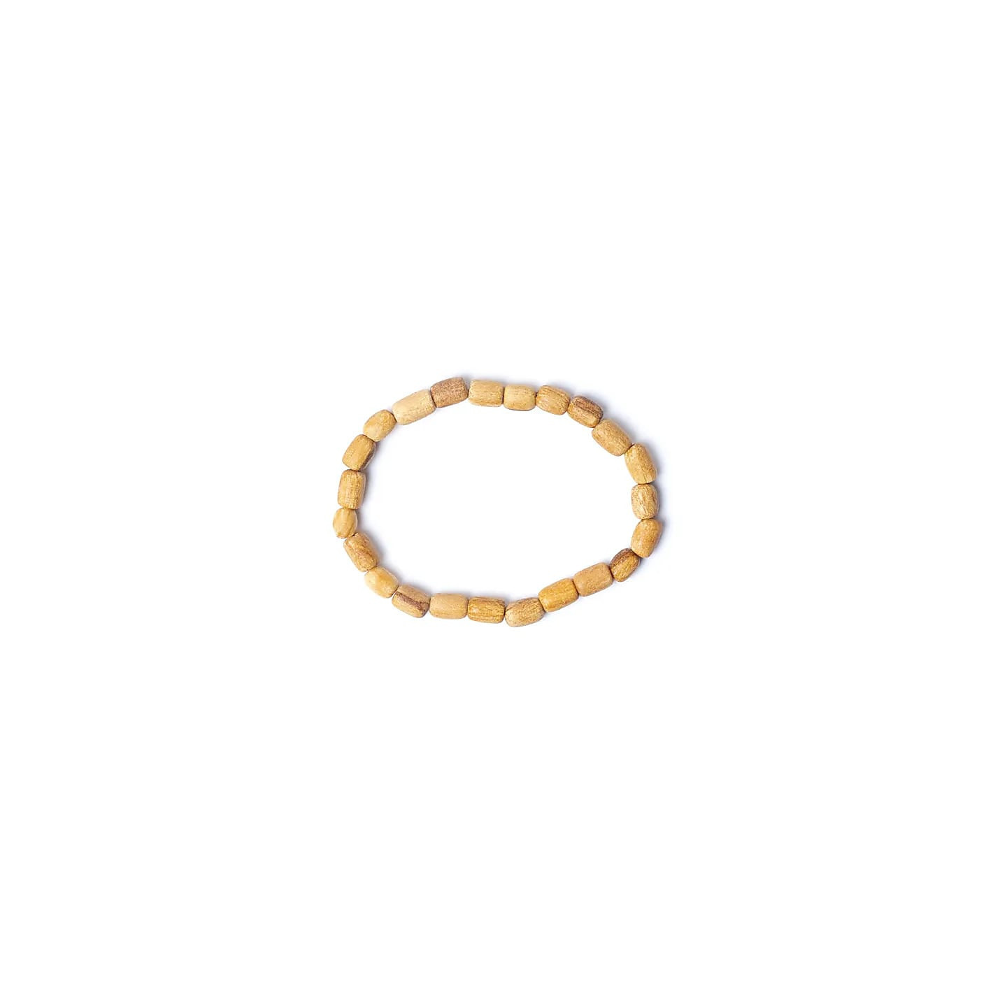 Bracelet Palo Santo élastique perles cylindriques | Pieralune