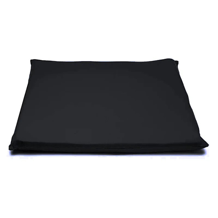 Housse de tapis de méditation en coton bio noire (GOTS) | Pieralune