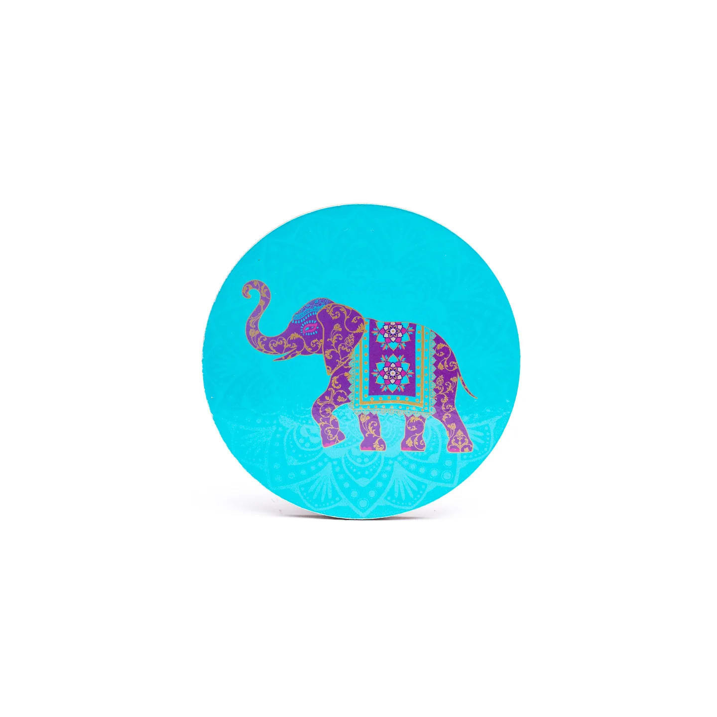 Dessous de verre Indian Elephant lot de 6 | Pieralune