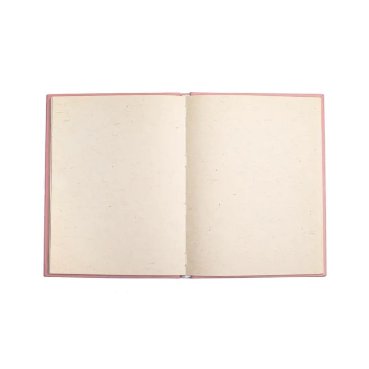 Carnet phases de lune & étoiles vieux rose | Pieralune