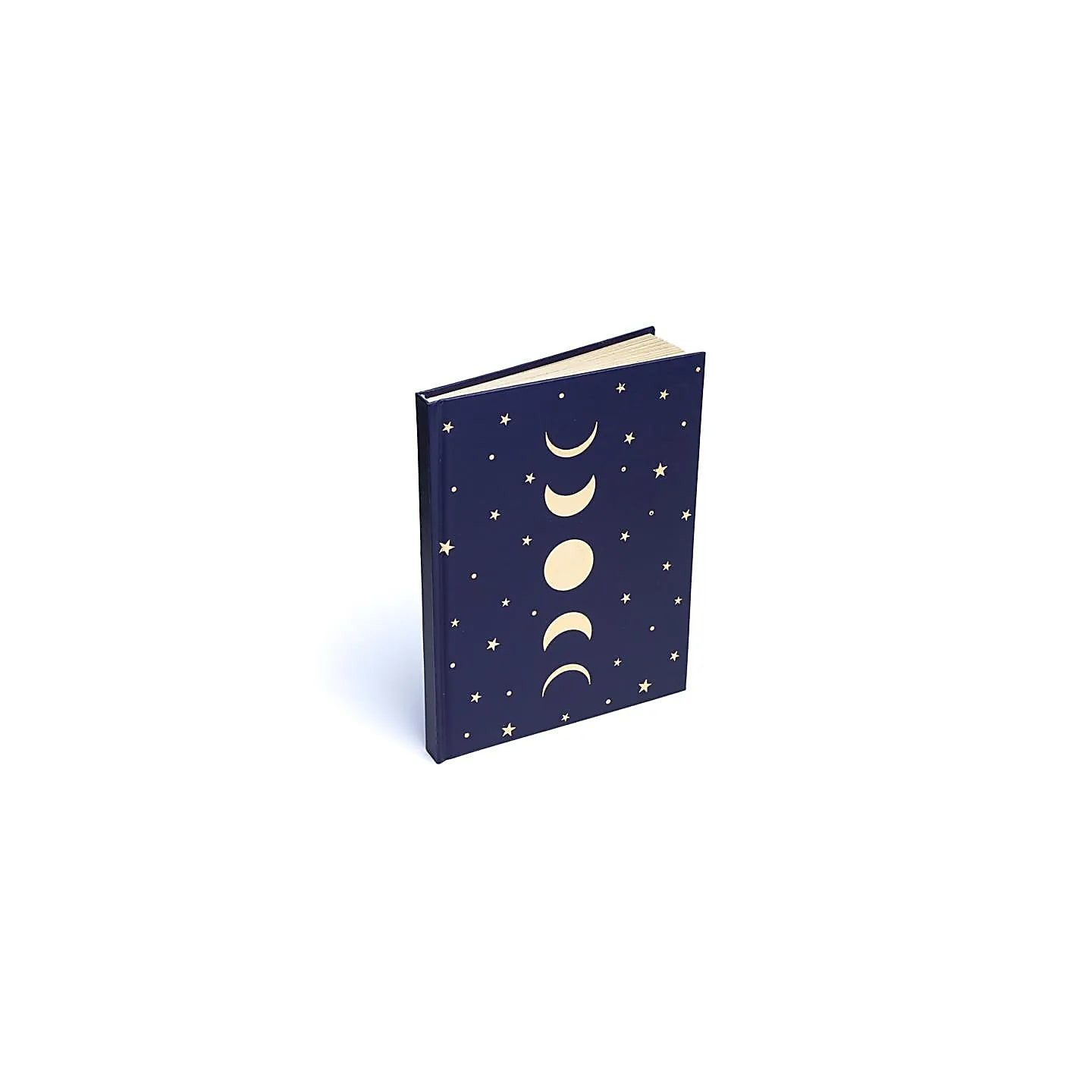 Carnet phases de lune & étoiles bleu foncé | Pieralune